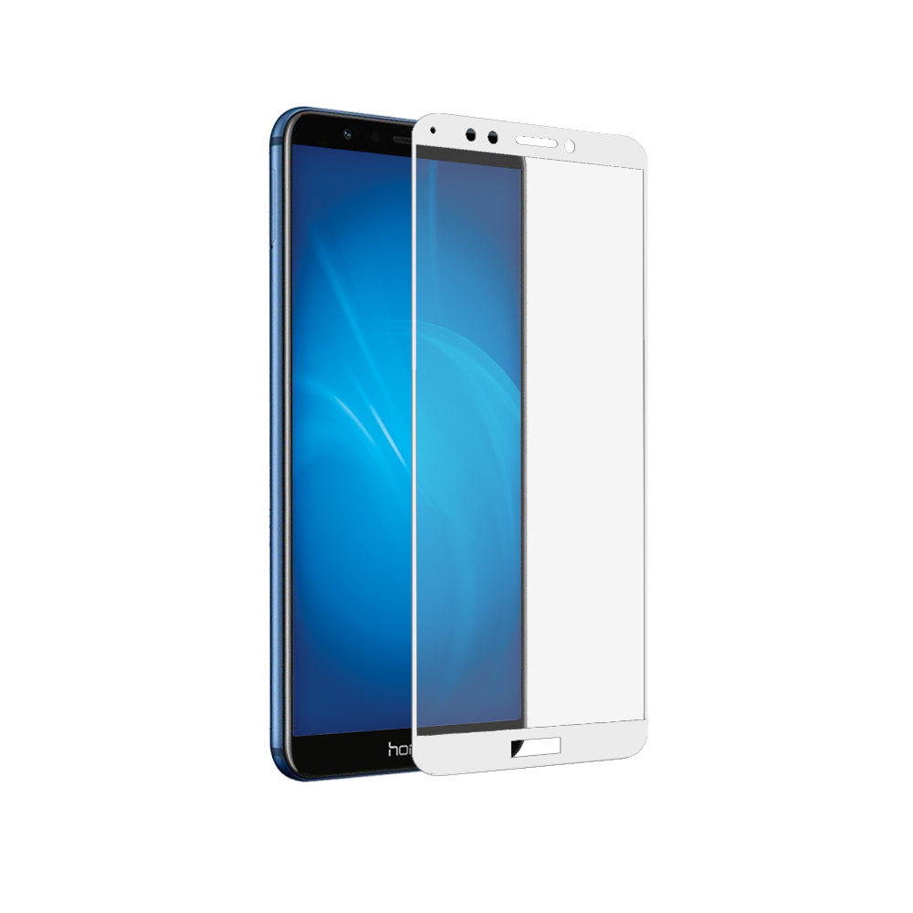 

Защитное стекло DF для экрана смартфона Huawei Honor 7A Pro/Y6 (2018) / Honor 7C / Y6 Prime (2018), FullScreen, поверхность глянцевая, белая рамка, 3D (hwColor-53)