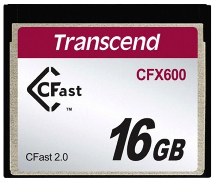 

Карта памяти 16Gb CFast 2.0 Transcend FX600 (TS16GCFX600), TS16GCFX600