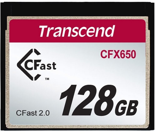 Карта памяти 128Gb CFast 20 Transcend TS128GCFX650 1880000₽