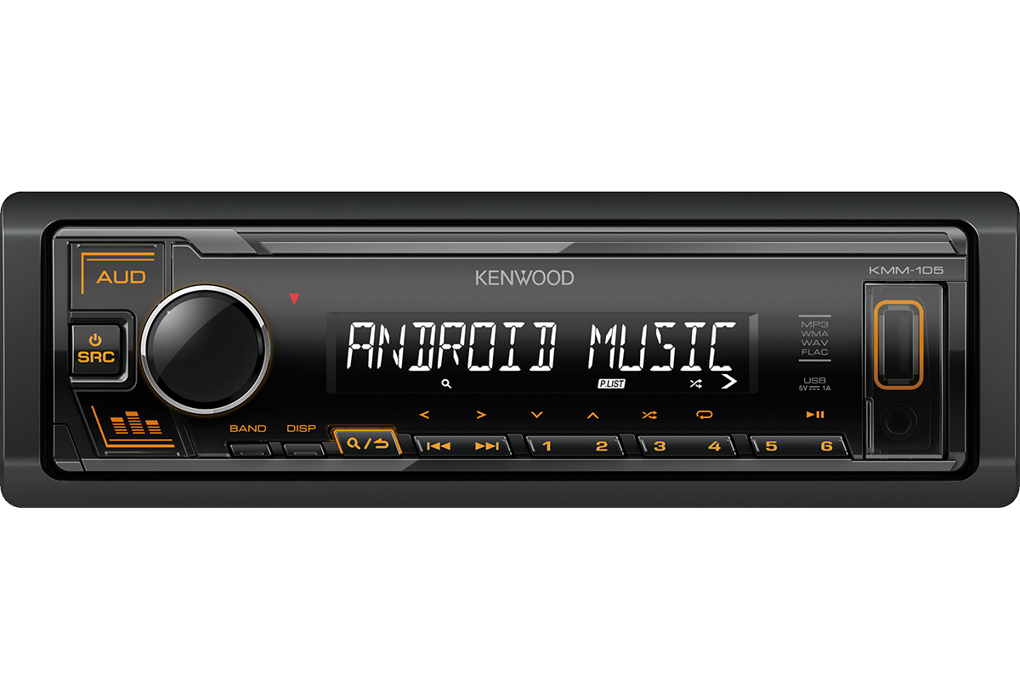 

Автомагнитола KENWOOD KMM-105AY, 1 DIN, 4x50W, USB, KMM-105AY