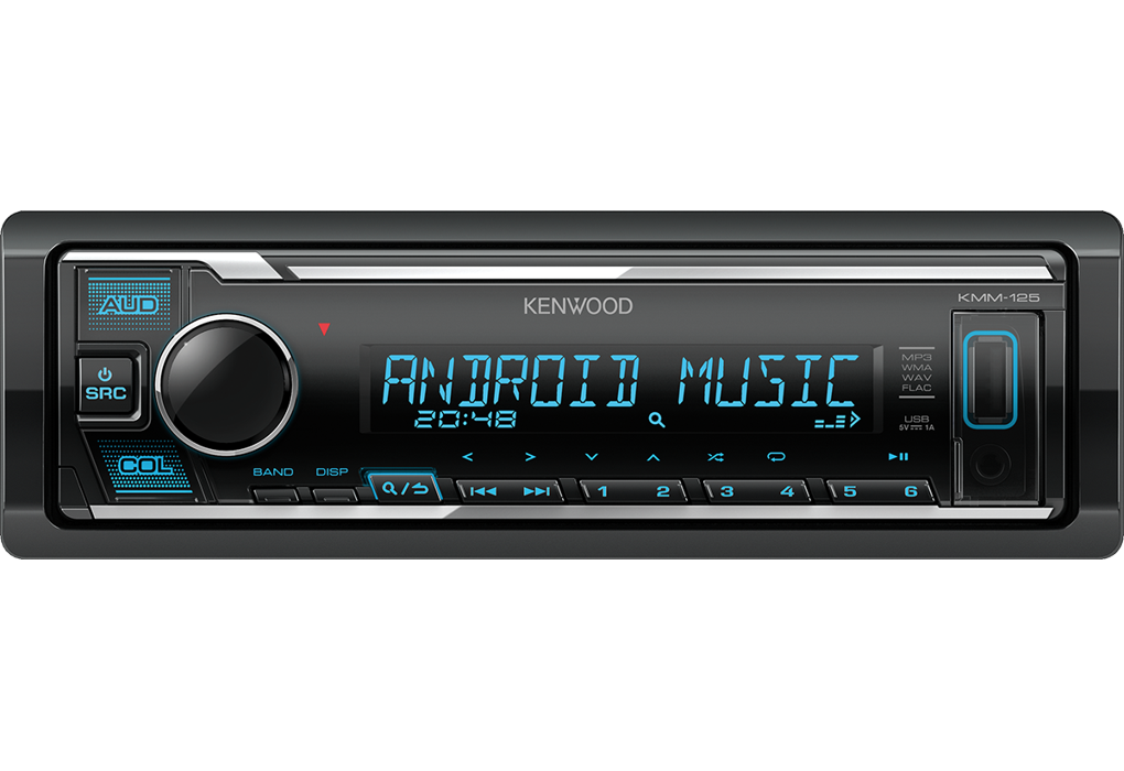 

Автомагнитола KENWOOD KMM-125, 1 DIN, 4x50W, USB, KMM-125