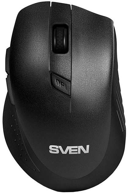 

Мышь беспроводная Sven RX-425W, 1600dpi, оптическая светодиодная, USB, черный, RX-425W