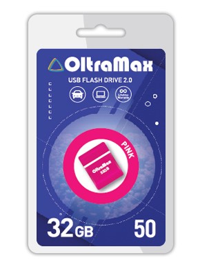 

Флешка 32Gb USB 2.0 OltraMax 50, розовый (OM-32GB-50-Pink), 50