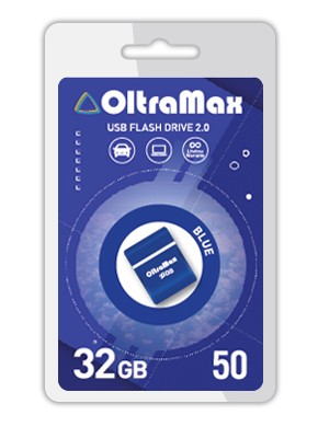 

Флешка 32Gb USB 2.0 OltraMax 50, синий (OM-32GB-50-Blue), 50