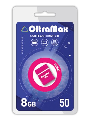 

Флешка 8Gb USB 2.0 OltraMax 50, розовый (OM-8GB-50-Pink), 50