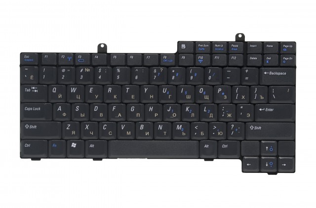

Клавиатура Twister для Dell Latitude D500/D505/D600/D800, Inspiron 8500/8600/9100/500m/510m/600m RU, Black (KB-647R), KB-647R