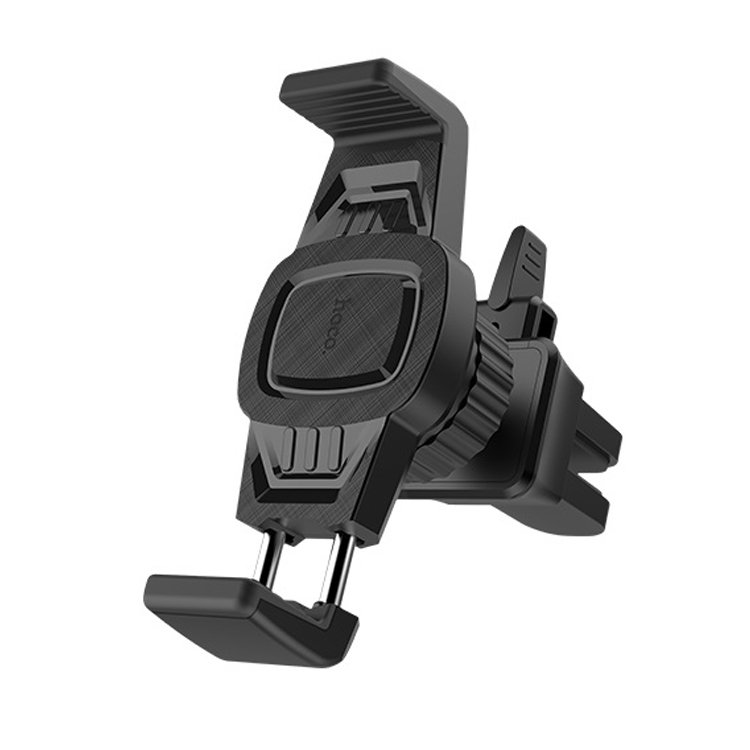 Автомобильный держатель Hoco CA38 Platinum sharp air, черный для смартфона (92834) - фото 1