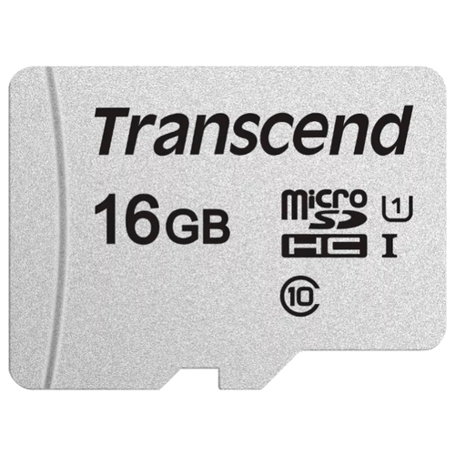 Карта памяти 16Gb microSDHC Transcend 300S Class 10 UHS-I U1