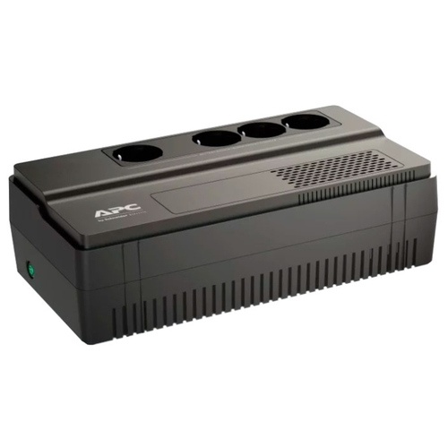

ИБП APC Easy Back-UPS, 500 VA, 300 Вт, EURO, розеток - 4, черный (BV500I-GR), Easy Back-UPS