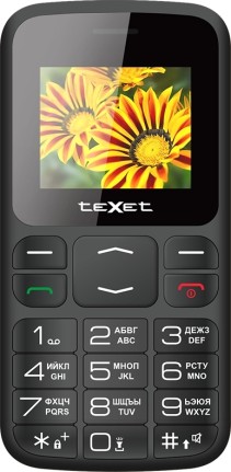 

Мобильный телефон teXet TM-B208, 1.77" 128x160 TFT, BT, 2-Sim, 800 мА·ч, черный, TM-B208