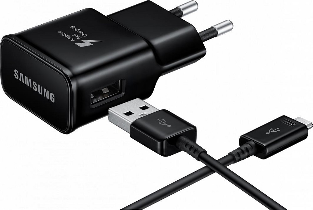 Сетевое зарядное устройство Samsung EP-TA20, черный