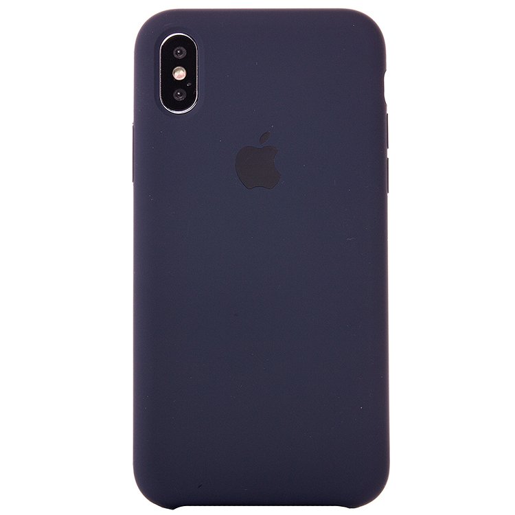 

Чехол-накладка ORG для смартфона Apple iPhone X/XS, soft-touch, темно-синий (76538)