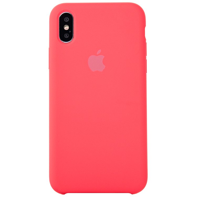

Чехол-накладка ORG для смартфона Apple iPhone X/XS, soft-touch, темно-розовый (76540)