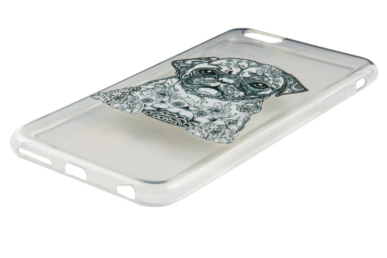 

Чехол-накладка Red Line iBox Fashion для смартфона Apple 6 Plus/6S Plus, силикон, Собака