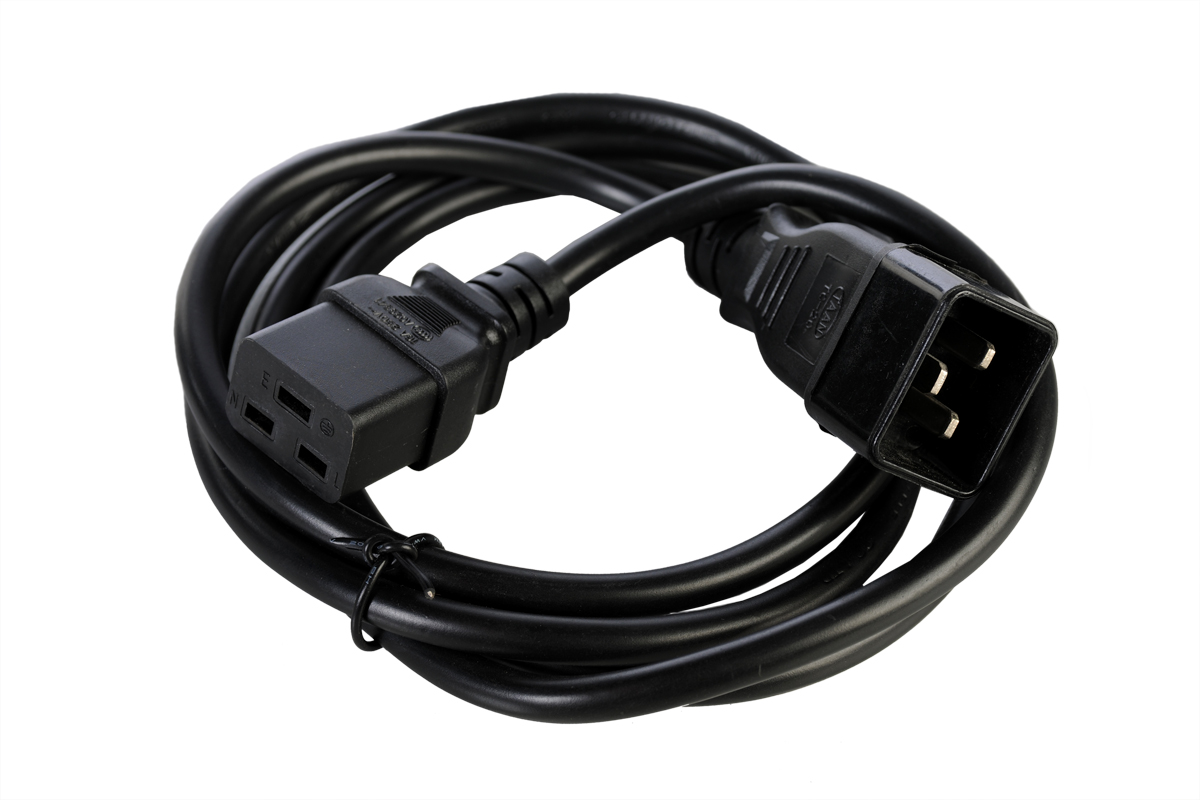 

Кабель питания C19-C20, 16А, 1.8 м, Rem R-16-CORD-C19-C20-1.8 (99900000008), R-16-CORD-C19-C20-1.8