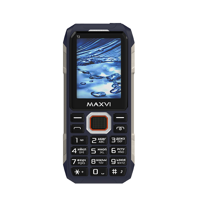 

Мобильный телефон Maxvi T2 2.4", 320x240 TN, MediaTek MT6261D, 32.8Mb RAM, 32.8Mb, BT Cam, 2-Sim, 1800mAh, темно-синий, T2