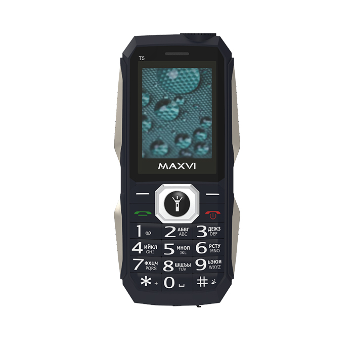 

Мобильный телефон Maxvi T5 2", 220x176 TN, MediaTek MT6261D, 32.8Mb RAM, 32.8Mb, BT, 2-Sim, 1500mAh, темно-синий, T5