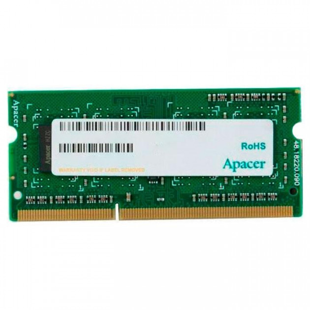 

Память DDR3 SODIMM 4Gb, 1600MHz, CL11, 1.5 В, Apacer (DS.04G2K.KAM), DS.04G2K.KAM