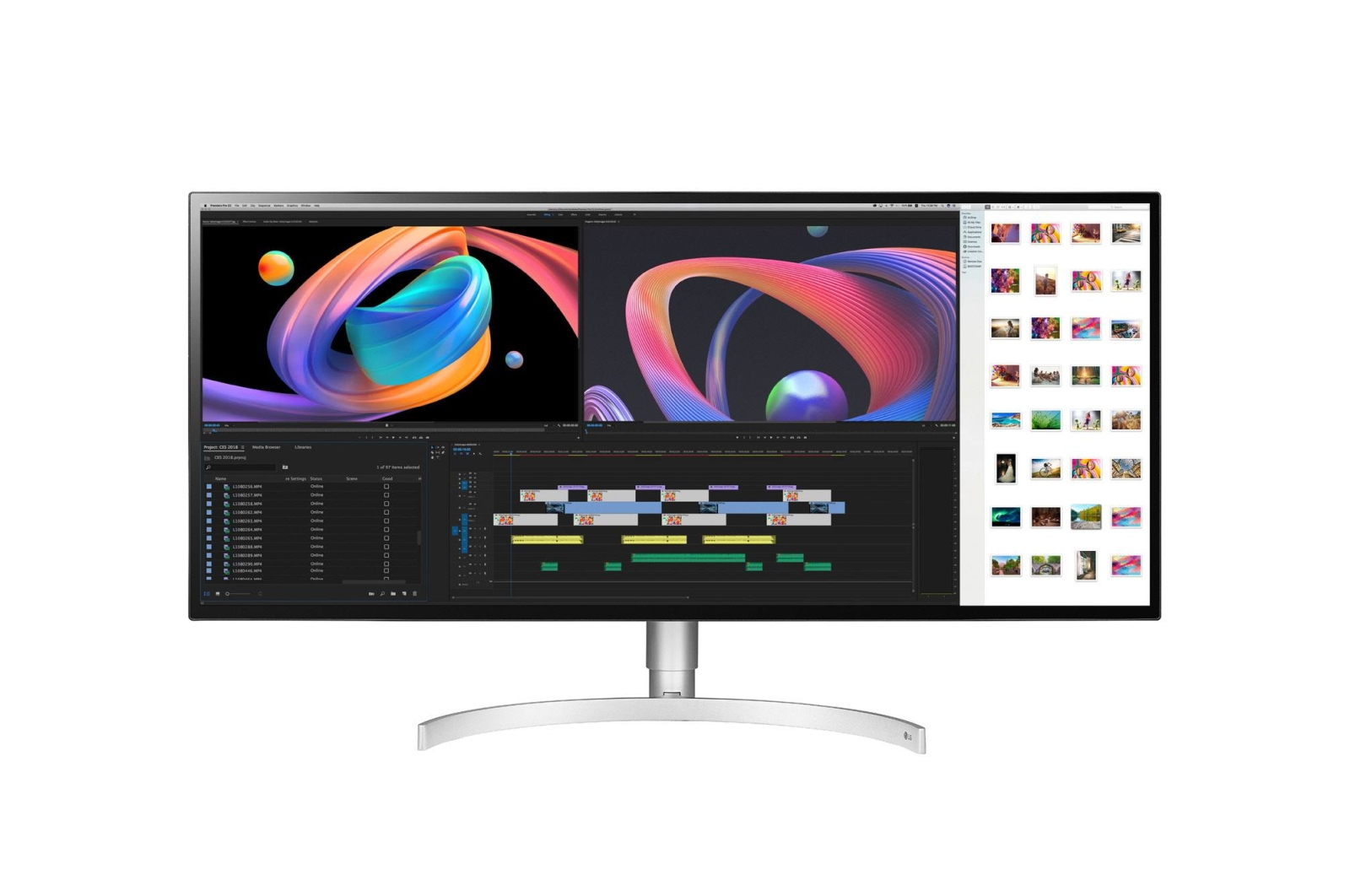 

Монитор 34" LG 34WK95U-W IPS, 5120 × 2160 (21:9), 450кд/м2, 5мс, HDMI, DisplayPort, Thunderbolt, USB Type-C, USB-Hub, черный/белый, 34WK95U-W
