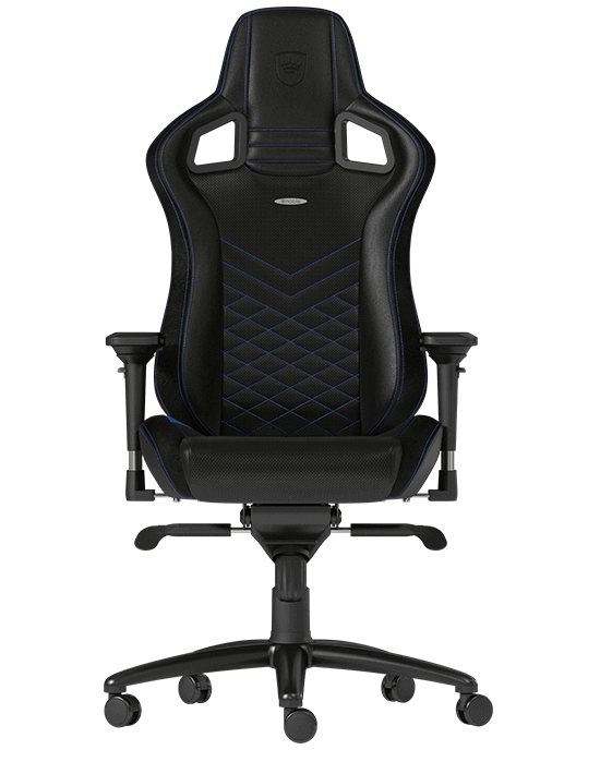 Кресло игровое Noblechairs EPIC черный/синий (NBL-PU-BLU-002)
