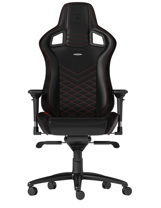 Кресло игровое Noblechairs EPIC черный/красный (NBL-PU-RED-002)