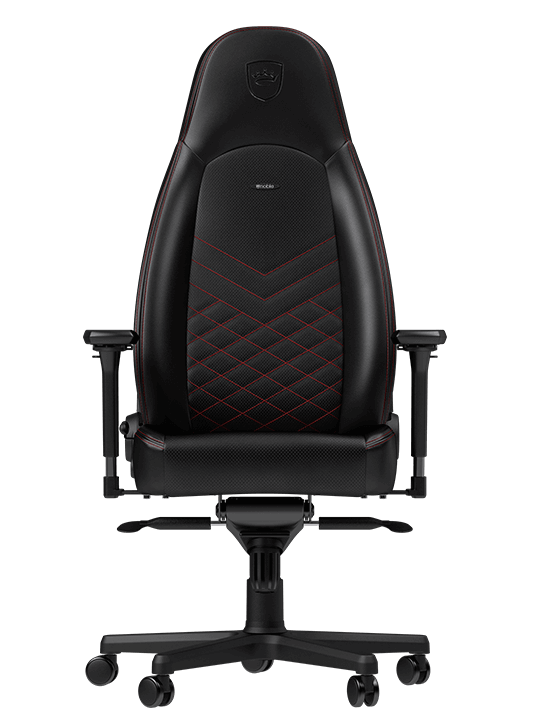 Кресло игровое Noblechairs ICON черный/красный (NBL-ICN-PU-BRD)