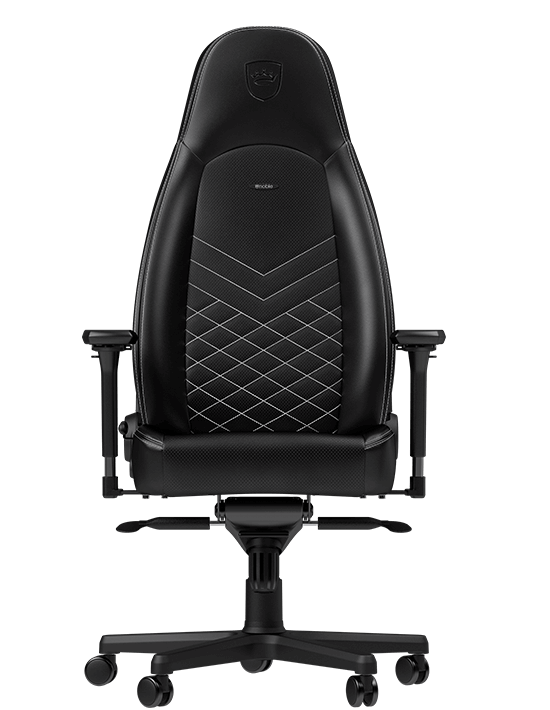 Кресло игровое Noblechairs ICON черный/белый (NBL-ICN-PU-BPW)