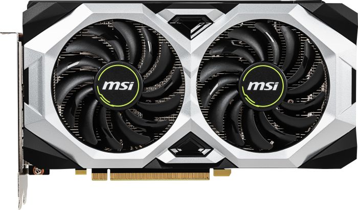 

Видеокарта MSI NVIDIA GeForce RTX 2060 VENTUS 6G OC, 6Gb GDDR6, 192bit, PCI-E, HDMI, 3DP, Retail (RTX 2060 VENTUS 6G OC), VENTUS 6G OC
