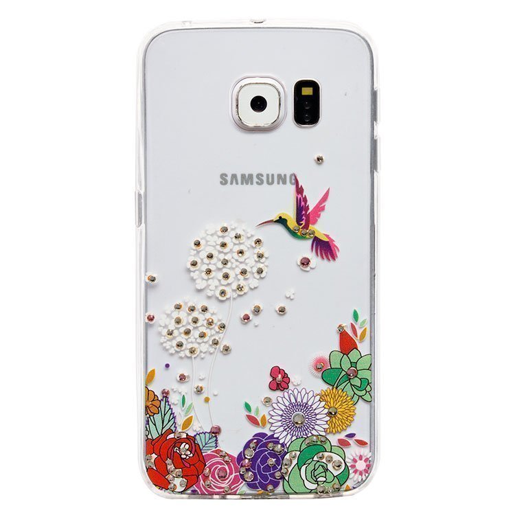 Чехол-накладка Younicou Crystal 004 для смартфона Samsung SM-G925 Galaxy S6 Edge, рисунок (87244)