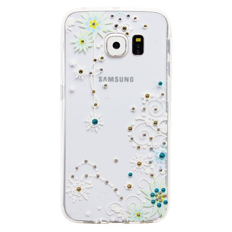 Чехол-накладка Younicou Crystal 007 для смартфона Samsung SM-G925 Galaxy S6 Edge, рисунок (87247)