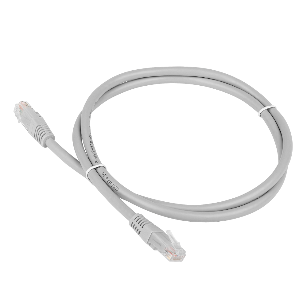 

Патч-корд UTP кат.6 5м, RJ45-RJ45, серый, TWT (TWT-45-45-5.0/6-GY), TWT-45-45-5.0/6-GY