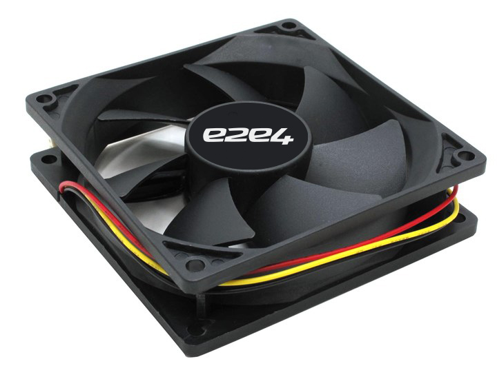 Вентилятор e2e4 FANCASE, 92 мм, 1шт (OT-FAN-92MM-3PIN-B)