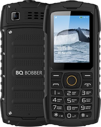 

Мобильный телефон BQ BQ-2439 Bobber, 2.4" 320x240 TFT, 32Mb RAM, 32Mb, BT, 2-Sim, 2000 мА⋅ч, черный, BQ-2439 Bobber