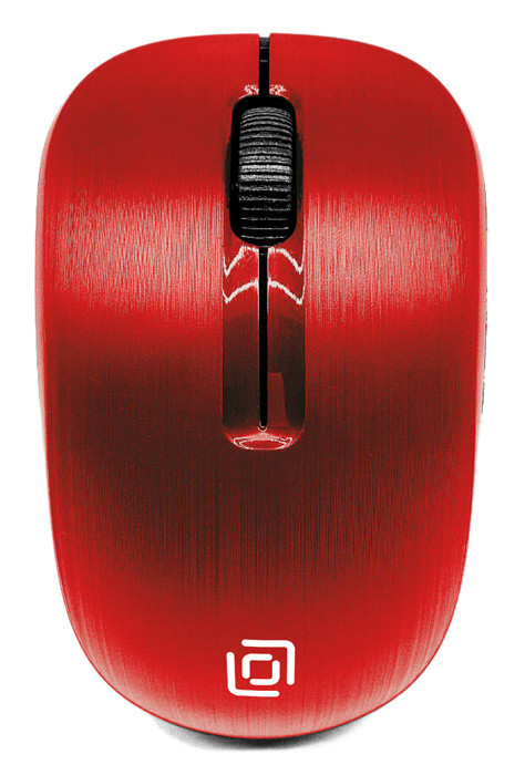 Мышь Oklick 525MW, USB, красный