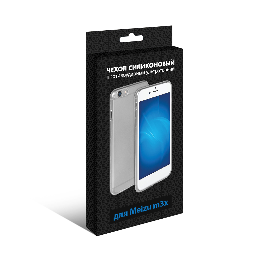 Чехол Meizu для смартфона Meizu m3x, силикон, супертонкий (mzCase-13)