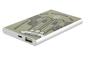 

Портативный аккумулятор (Powerbank) Red Line J01 Армия России №7, 4000mAh, 1xUSB, 1A, серебристый (УТ000017273), J01 Армия России №7