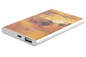 Портативный аккумулятор (Powerbank) Red Line J01 Армия России №10, 4000mAh, 1xUSB, 1A, серебристый (УТ000016276) - фото 1