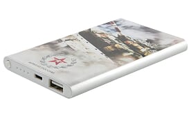 

Портативный аккумулятор (Powerbank) Red Line J01 Армия России №11, 4000mAh, 1xUSB, 1A, серебристый, J01 Армия России №11