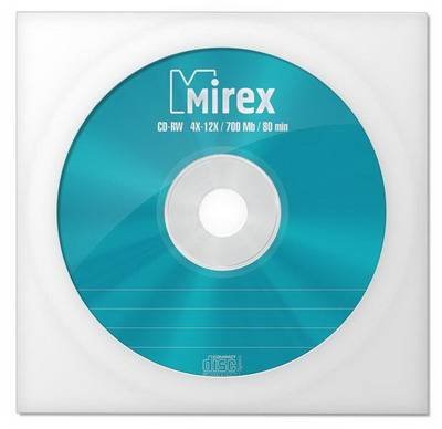Диск CD-RW 700MB 12x Mirex Конверт [UL121002A8C] (UL121002A8C) [100983355]