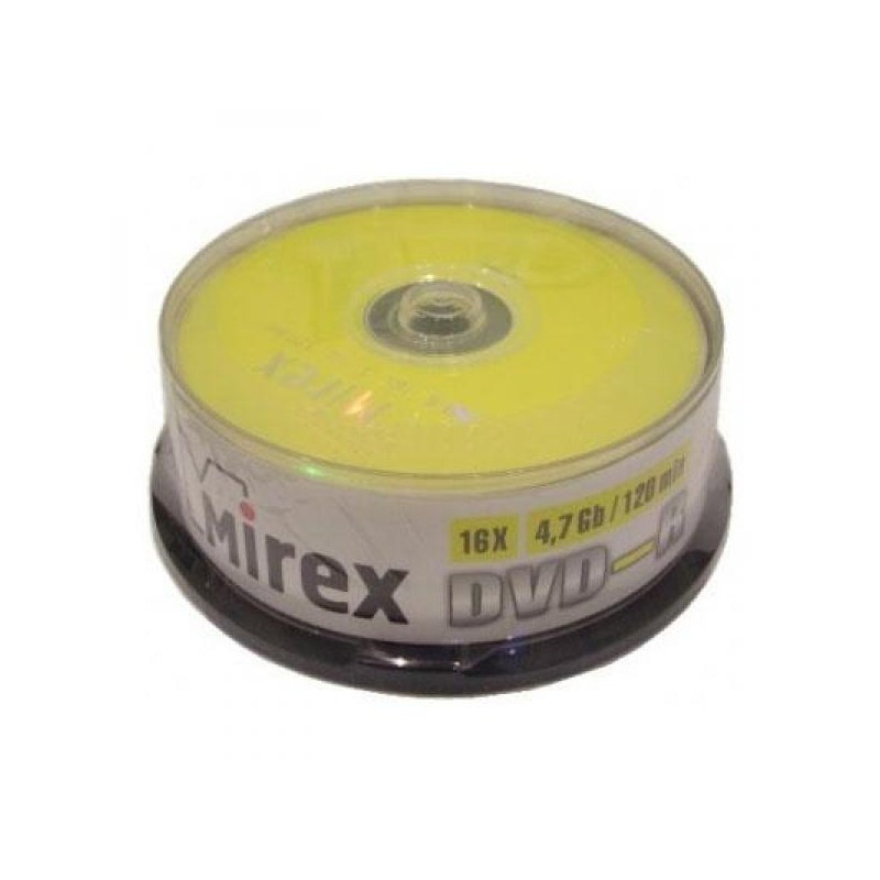 Диск Mirex DVD-R 4.7Gb, 16x, Shrink (50 шт)