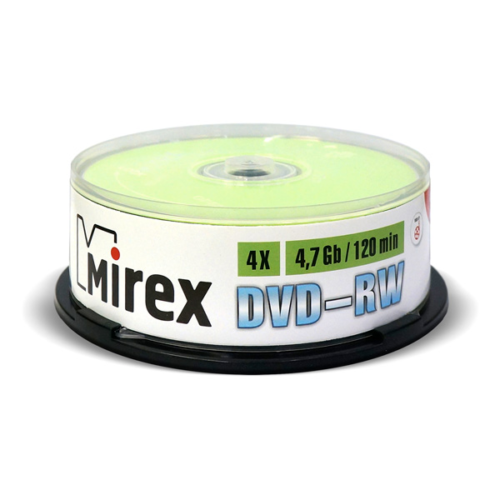 

Mirex Диск DVD-RW Mirex 4.7 Gb, 4x, Shrink (50), (50/500) (UL130032A4T) [10000028647]