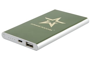 

Портативный аккумулятор (Powerbank) Red Line J01 Армия России №20, 4000mAh, 1xUSB, 1A, голубой (УТ000017277), J01 Армия России №20