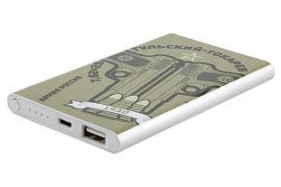 

Портативный аккумулятор (Powerbank) Red Line J01 Армия России №24, 4000mAh, 1xUSB, 1A, серебристый (УТ000016670), J01 Армия России №24