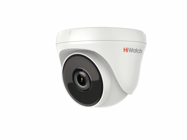 

Камера HD-TVI HiWatch DS-T233 3.6 мм внутренняя, купольная, 2Мпикс, CMOS, до 25 кадров/с, до 1920x1080, ИК подсветка 40 м, -20 - +45, DS-T233