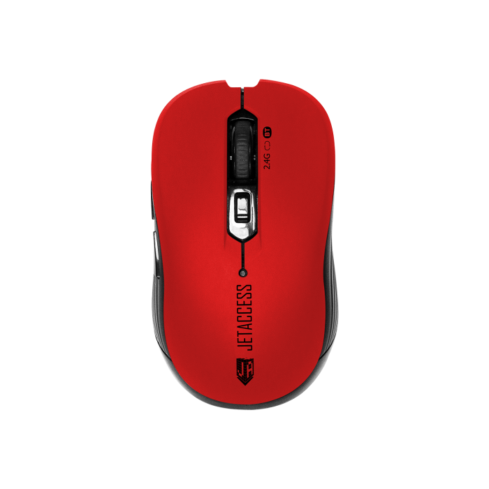 

Мышь беспроводная Jet.A OM-B90G, 1600dpi, оптическая светодиодная, USB, красный, OM-B90G