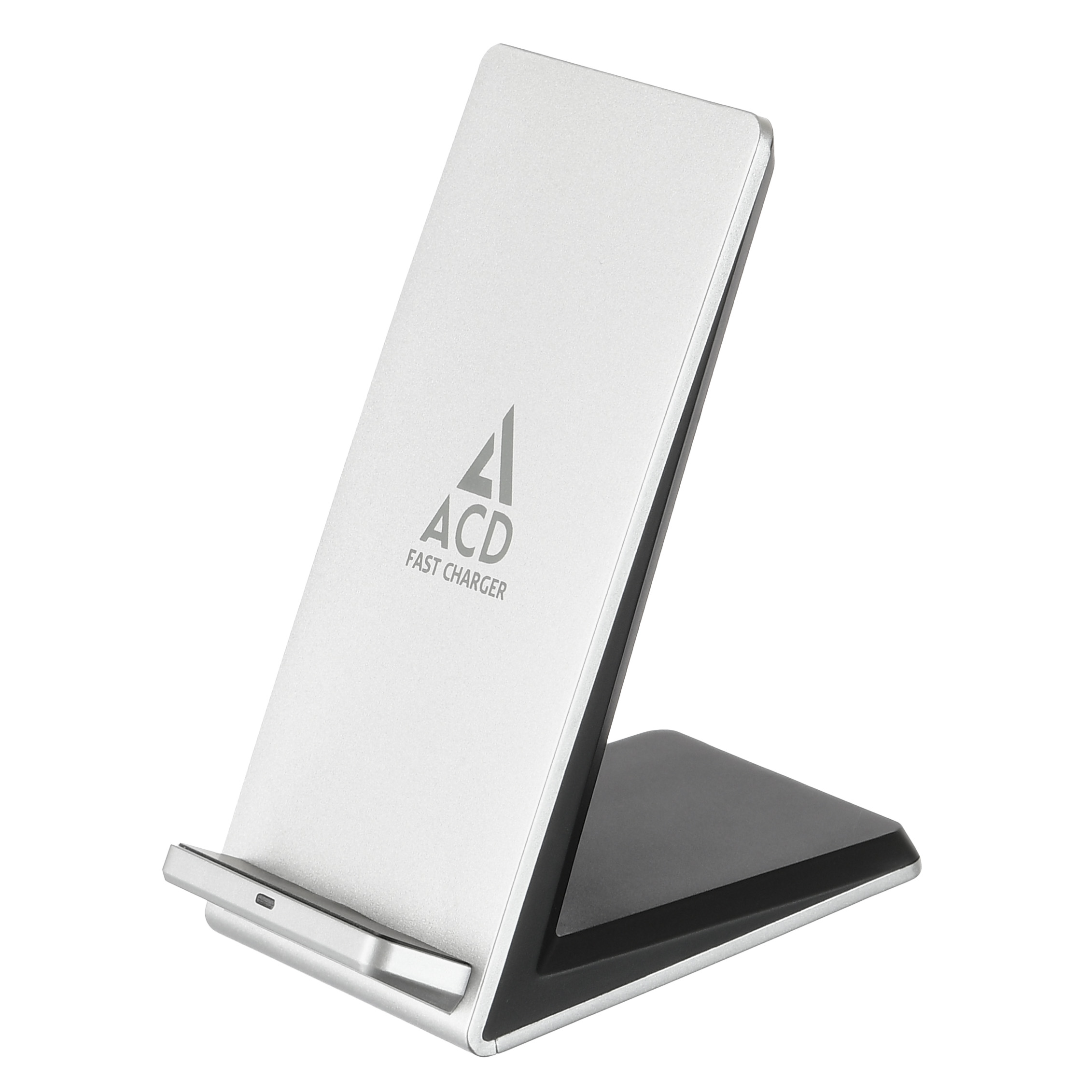

Беспроводное зарядное устройство ACD ACD-W102S-F1S, 2А, смартфоны с технологией Qi, серебристый/черный, ACD-W102S-F1S