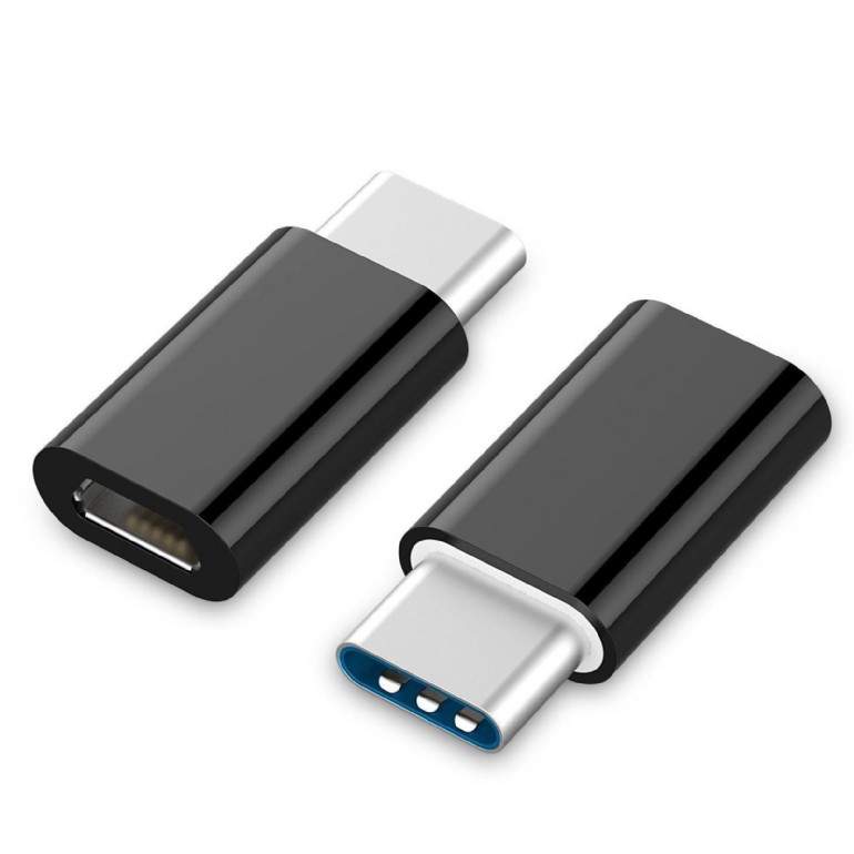 

Переходник (адаптер) USB Type-C-USB MicroB (F), Cablexpert (A-USB2-CMmF-01), Черный