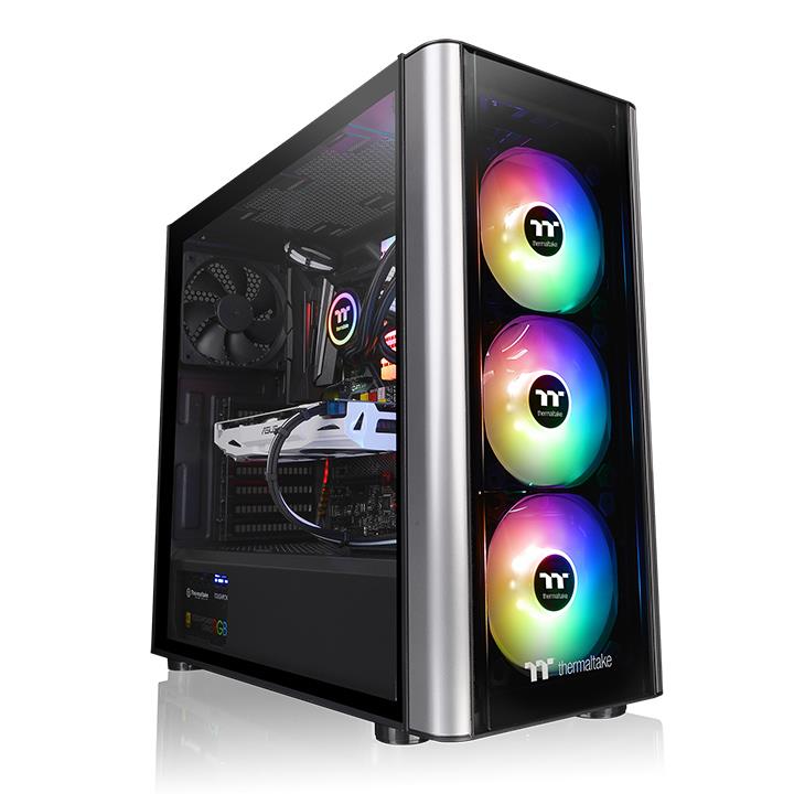 

Корпус Thermaltake Level 20 MT ARGB, ATX, Midi-Tower, 2xUSB 3.0, RGB подсветка, черный, без БП (CA-1M7-00M1WN-00), Level 20 MT ARGB