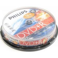 Диск Philips DVD-R 4.7Gb, 16x, Cake Box (10 шт)