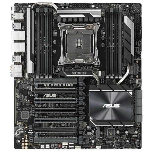 

Материнская плата ASUS WS X299 SAGE, Socket2066, Intel X299, 2xGLAN, SSI CEB, Retail, WS X299 SAGE